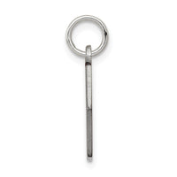 Load image into Gallery viewer, 14k White Gold Red Enamel Medical Jewelry Pendant
