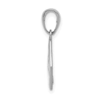 Load image into Gallery viewer, 14K White Gold Textured Back Enameled Medical Disk Pendant
