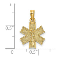 Load image into Gallery viewer, 14k Medical Jewelry Symbol Charm
