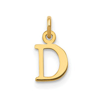 Load image into Gallery viewer, 14ky Cutout Letter D Initial Pendant
