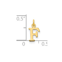 Load image into Gallery viewer, 14ky Cutout Letter F Initial Pendant
