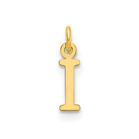 Load image into Gallery viewer, 14ky Cutout Letter I Initial Pendant
