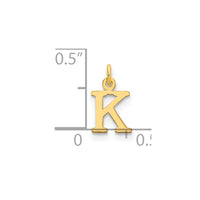 Load image into Gallery viewer, 14ky Cutout Letter K Initial Pendant
