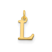 Load image into Gallery viewer, 14ky Cutout Letter L Initial Pendant
