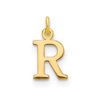 Load image into Gallery viewer, 14ky Cutout Letter R Initial Pendant
