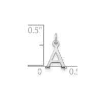 Load image into Gallery viewer, 14kw Cutout Letter A Initial Pendant
