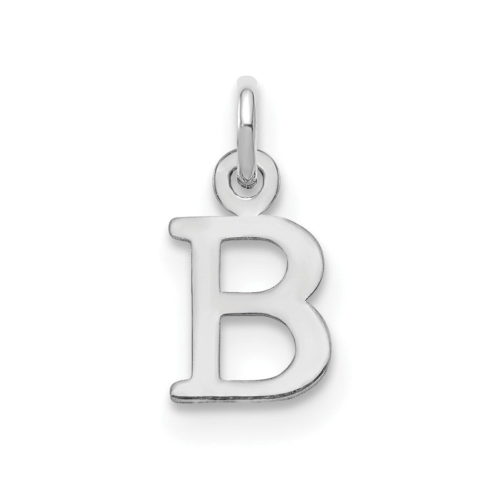 14kw Cutout Letter B Initial Pendant