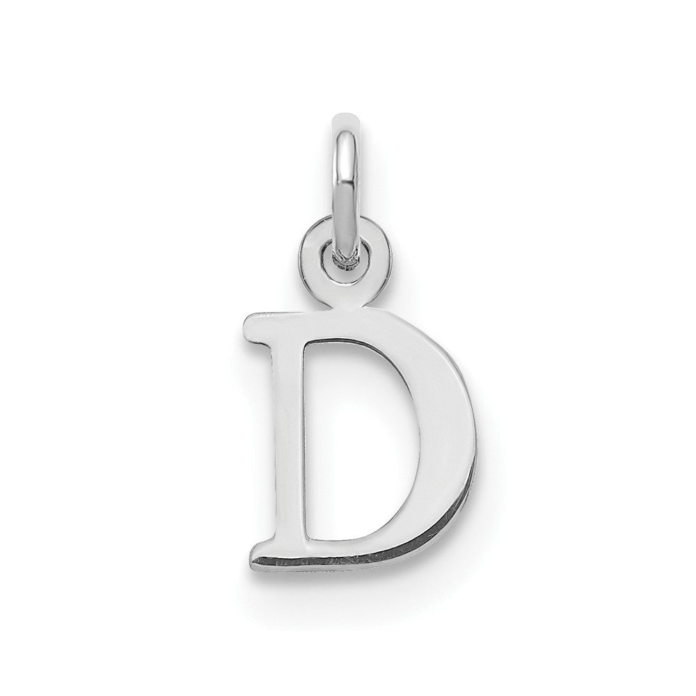 14kw Cutout Letter D Initial Pendant