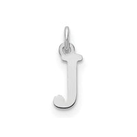 Load image into Gallery viewer, 14kw Cutout Letter J Initial Pendant

