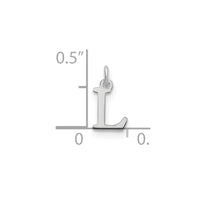 Load image into Gallery viewer, 14kw Cutout Letter L Initial Pendant
