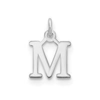 Load image into Gallery viewer, 14kw Cutout Letter M Initial Pendant
