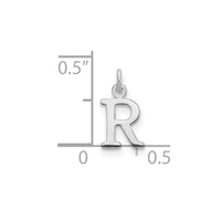Load image into Gallery viewer, 14kw Cutout Letter R Initial Pendant
