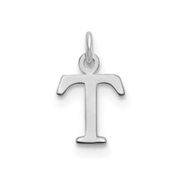 Load image into Gallery viewer, 14kw Cutout Letter T Initial Pendant
