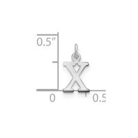 Load image into Gallery viewer, 14kw Cutout Letter X Initial Pendant

