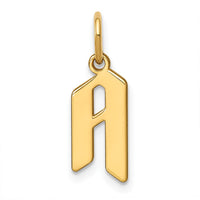Load image into Gallery viewer, 14KY Letter A Initial Pendant
