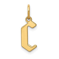 Load image into Gallery viewer, 14KY Letter C Initial Pendant
