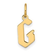 Load image into Gallery viewer, 14KY Letter G Initial Pendant
