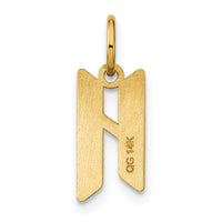 Load image into Gallery viewer, 14KY Letter H Initial Pendant
