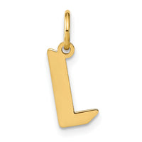 Load image into Gallery viewer, 14KY Letter L Initial Pendant
