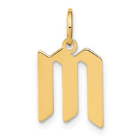 Load image into Gallery viewer, 14KY Letter M Initial Pendant
