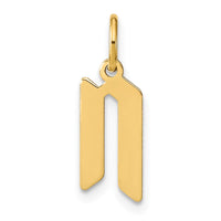 Load image into Gallery viewer, 14KY Letter N Initial Pendant

