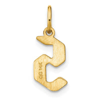Load image into Gallery viewer, 14KY Letter S Initial Pendant
