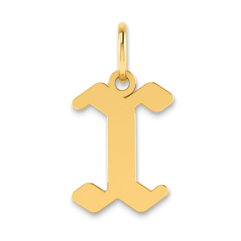 14KY Letter X Initial Pendant