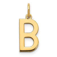 Load image into Gallery viewer, 14ky Letter B Initial Pendant
