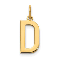 Load image into Gallery viewer, 14ky Letter D Initial Pendant
