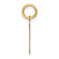 Load image into Gallery viewer, 14ky Letter E Initial Pendant
