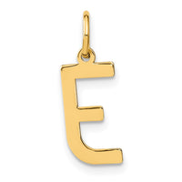 Load image into Gallery viewer, 14ky Letter E Initial Pendant
