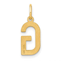 Load image into Gallery viewer, 14ky Letter G Initial Pendant
