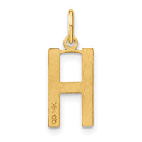 Load image into Gallery viewer, 14ky Letter H Initial Pendant
