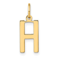 Load image into Gallery viewer, 14ky Letter H Initial Pendant
