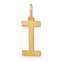 Load image into Gallery viewer, 14ky Letter I Initial Pendant
