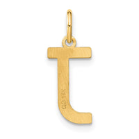 Load image into Gallery viewer, 14ky Letter J Initial Pendant
