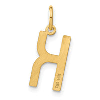 Load image into Gallery viewer, 14ky Letter K Initial Pendant
