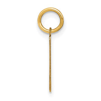 Load image into Gallery viewer, 14ky Letter L Initial Pendant
