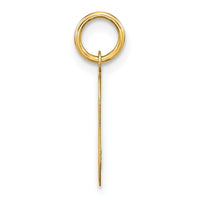 Load image into Gallery viewer, 14ky Letter O Initial Pendant
