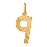Load image into Gallery viewer, 14ky Letter P Initial Pendant
