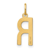 Load image into Gallery viewer, 14ky Letter R Initial Pendant
