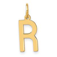 Load image into Gallery viewer, 14ky Letter R Initial Pendant
