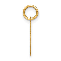 Load image into Gallery viewer, 14ky Letter S Initial Pendant
