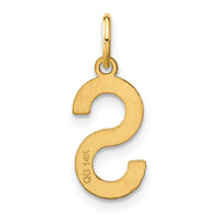Load image into Gallery viewer, 14ky Letter S Initial Pendant
