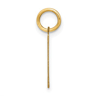 Load image into Gallery viewer, 14ky Letter T Initial Pendant
