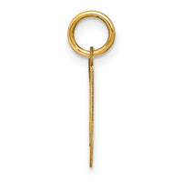 Load image into Gallery viewer, 14ky Letter V Initial Pendant
