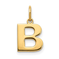 Load image into Gallery viewer, 14ky Letter B Initial Pendant
