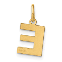 Load image into Gallery viewer, 14ky Letter E Initial Pendant
