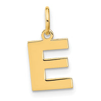 Load image into Gallery viewer, 14ky Letter E Initial Pendant
