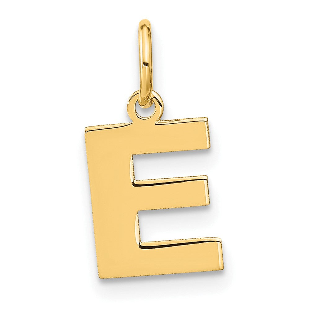 14ky Letter E Initial Pendant